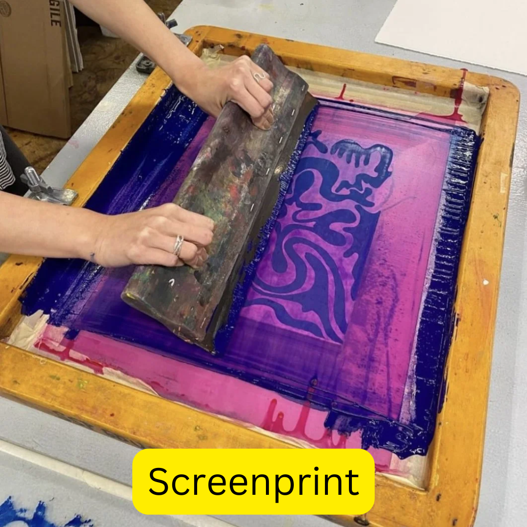 Printmaking course for teens / Art class / Afterschool Art Lesson
