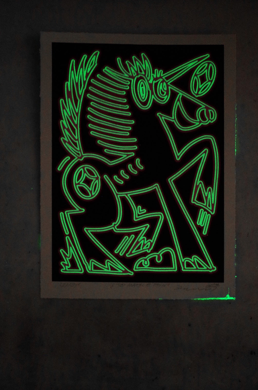 Neon Horse (Year of the Horse) 馬年年畫