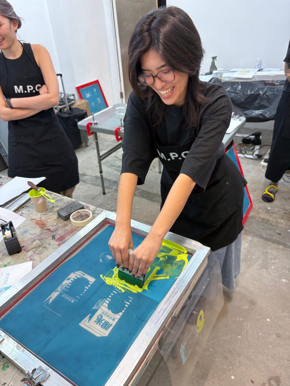 Hong Kong Snack Screenprint 4 layers Workshop