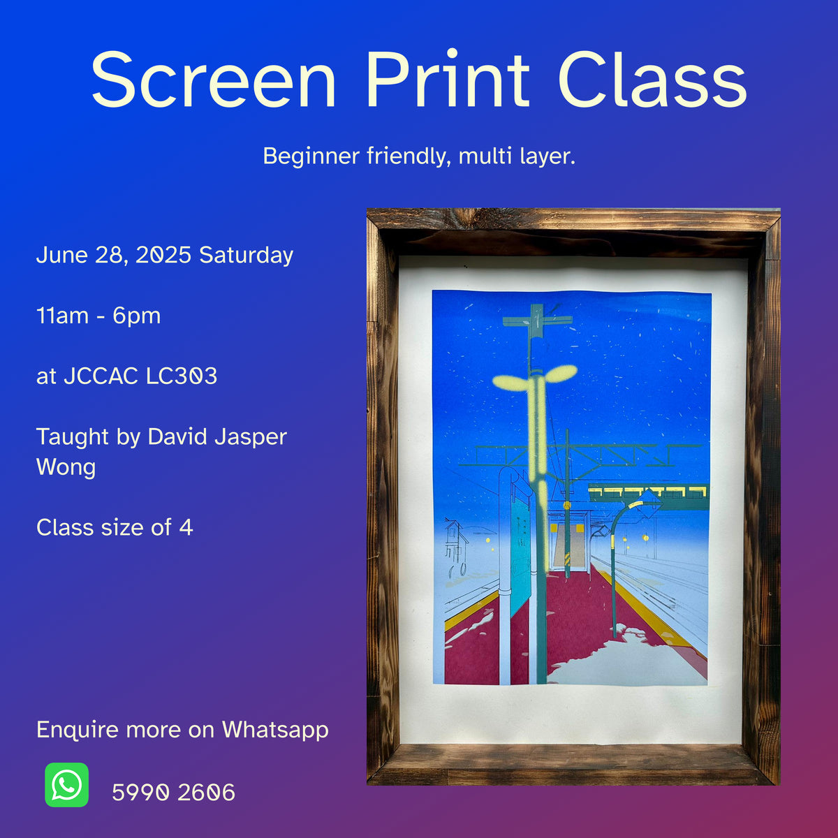 Screen Printing: Beginner Course