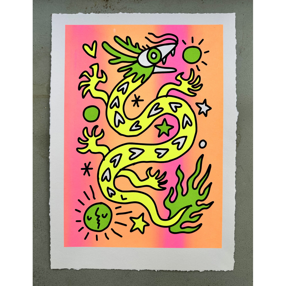 Double Blessings (Year of the Dragon) / 雙龍出海 (龍年年畫)