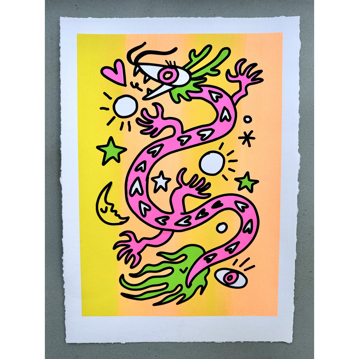 Double Blessings (Year of the Dragon) / 雙龍出海 (龍年年畫)