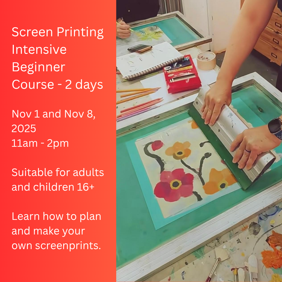 Screen printing intensive beginner course 2 days