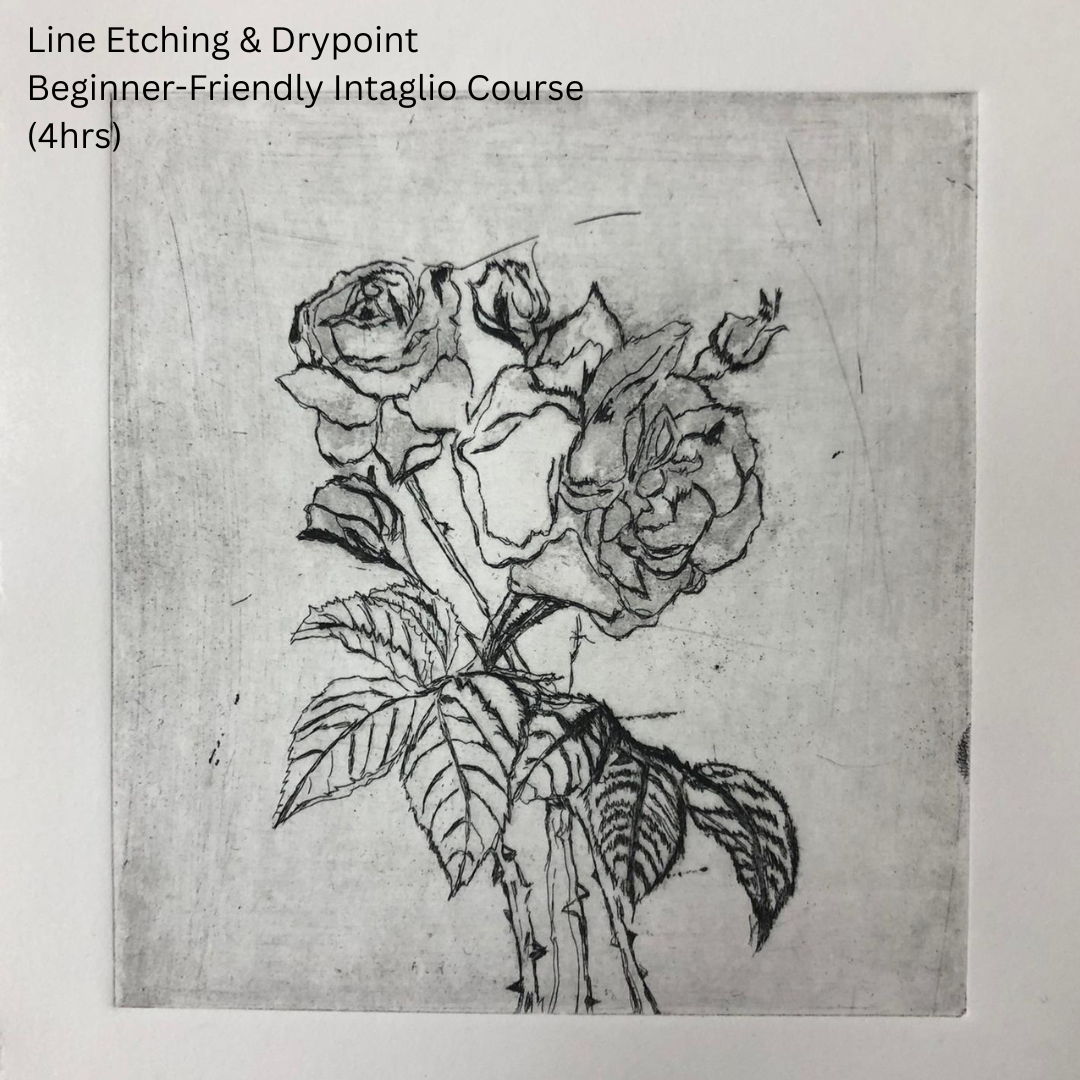 Line Etching & Drypoint - Beginner friendly Intaglio Course 4hrs
