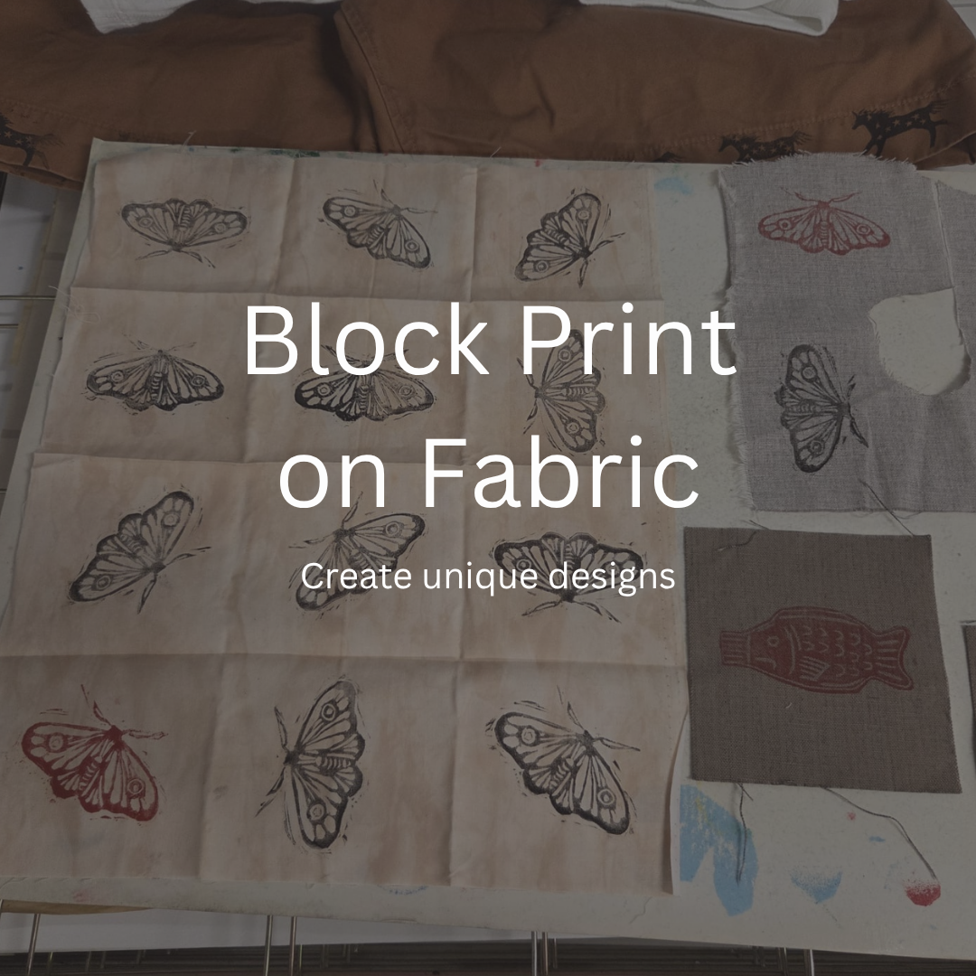 Block Printing on Fabric Workshop (2 day)