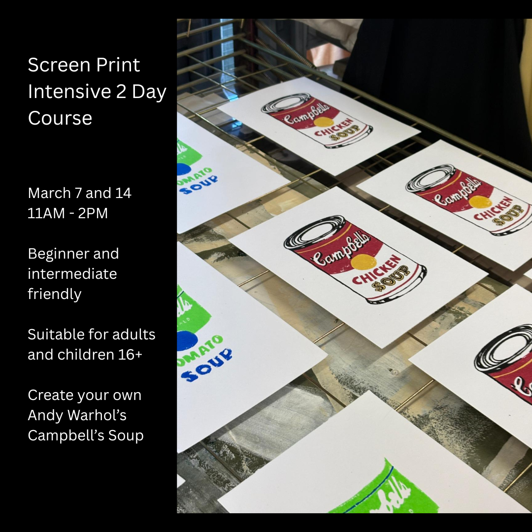 Screen printing intensive beginner course 2 days