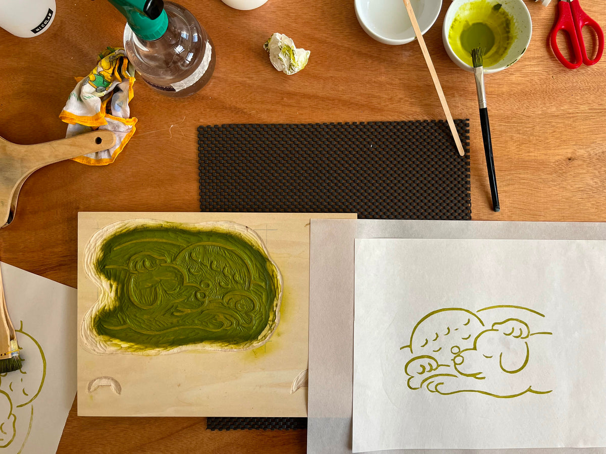 Mokuhanga 木版画 Japanese Wood block workshop