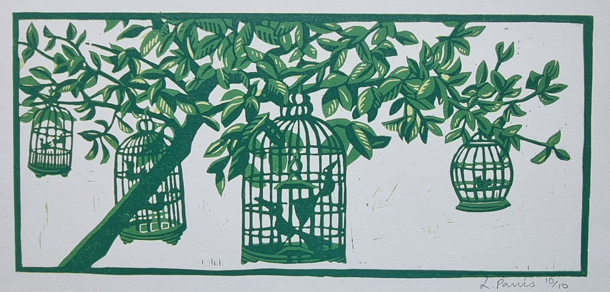 Beginners Reduction Linocut Taught by Lucy Parris March 11