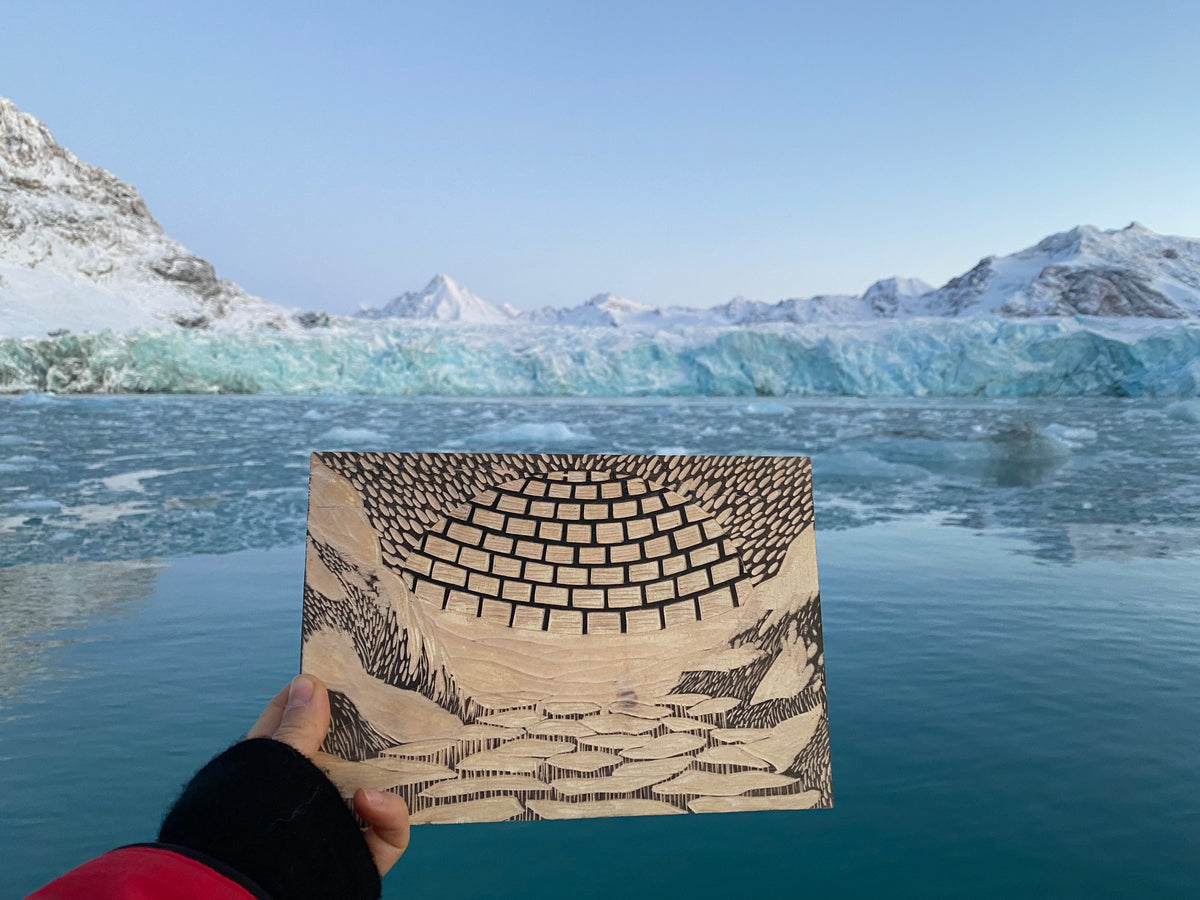 Arctic Woodcut Workshop taught by Michelle Fung