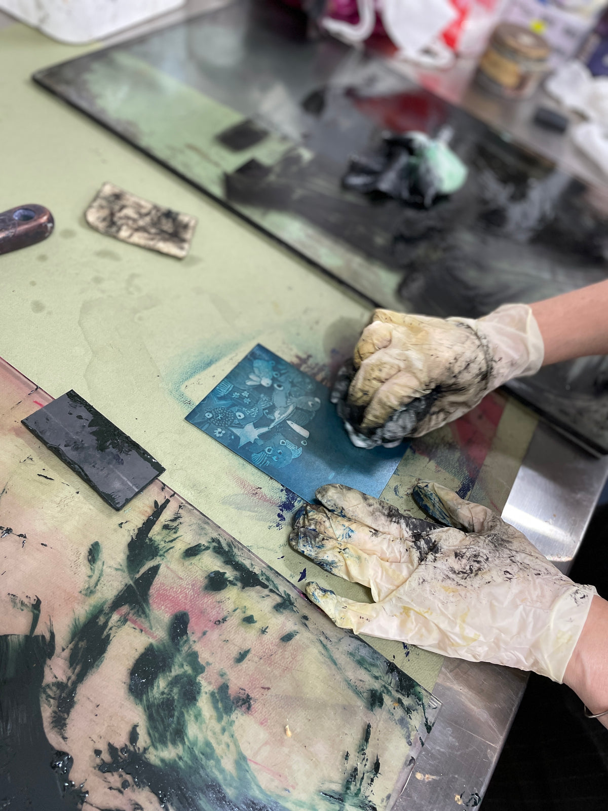 Etching Open Studio with Erika Shiba