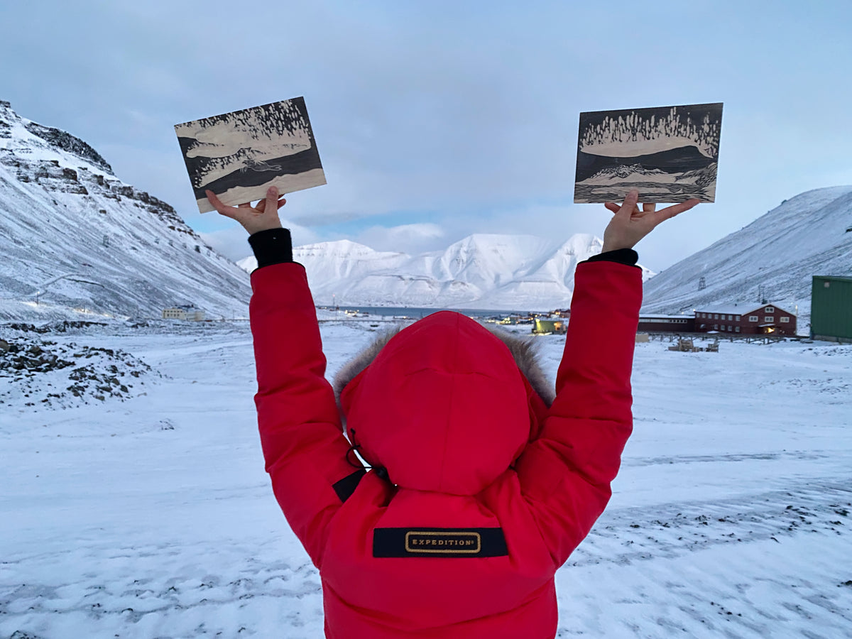 Arctic Woodcut Workshop taught by Michelle Fung