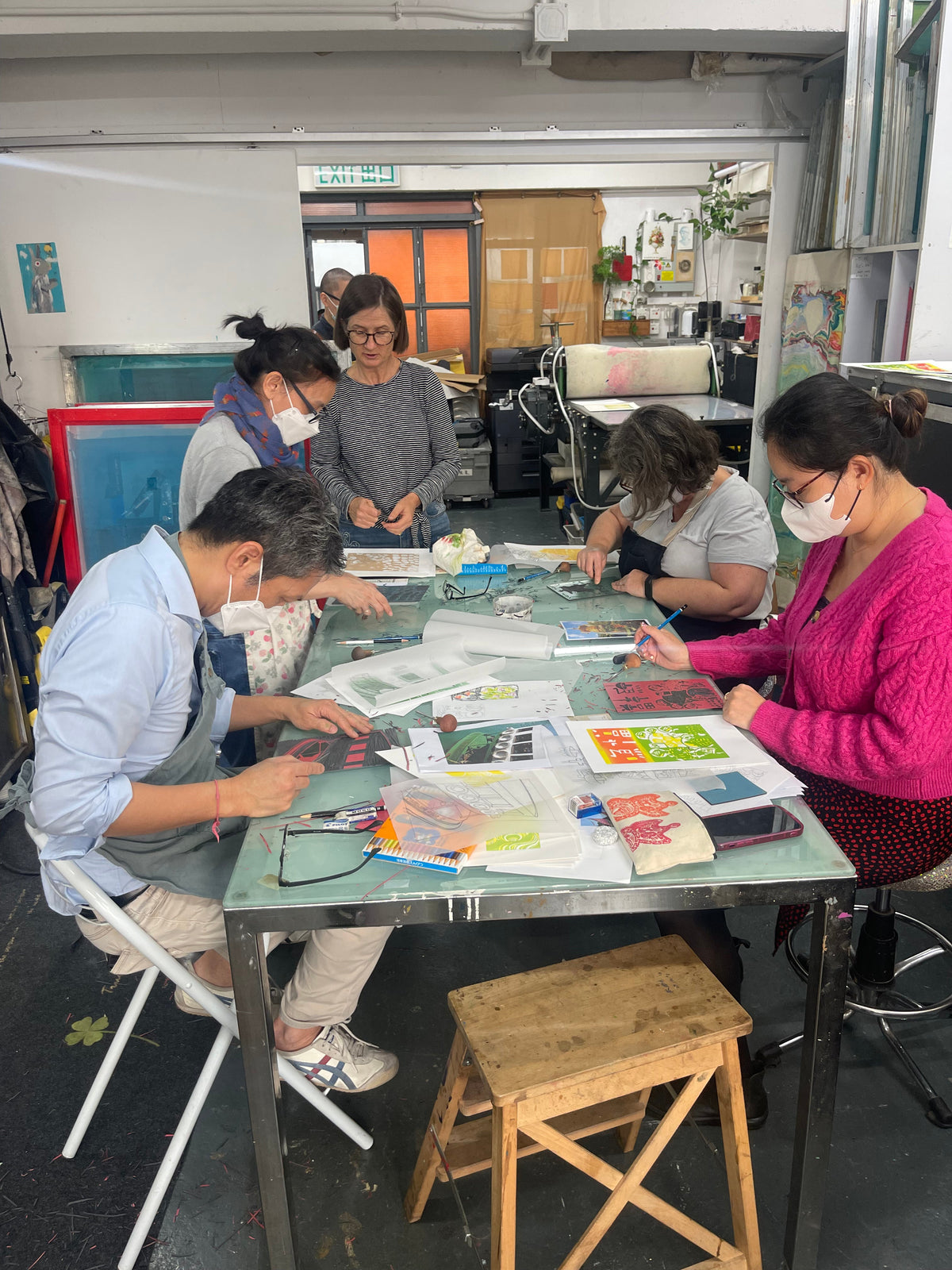 Advanced Reduction Linoprint Course: 2 Day Workshop by Lucy Parris