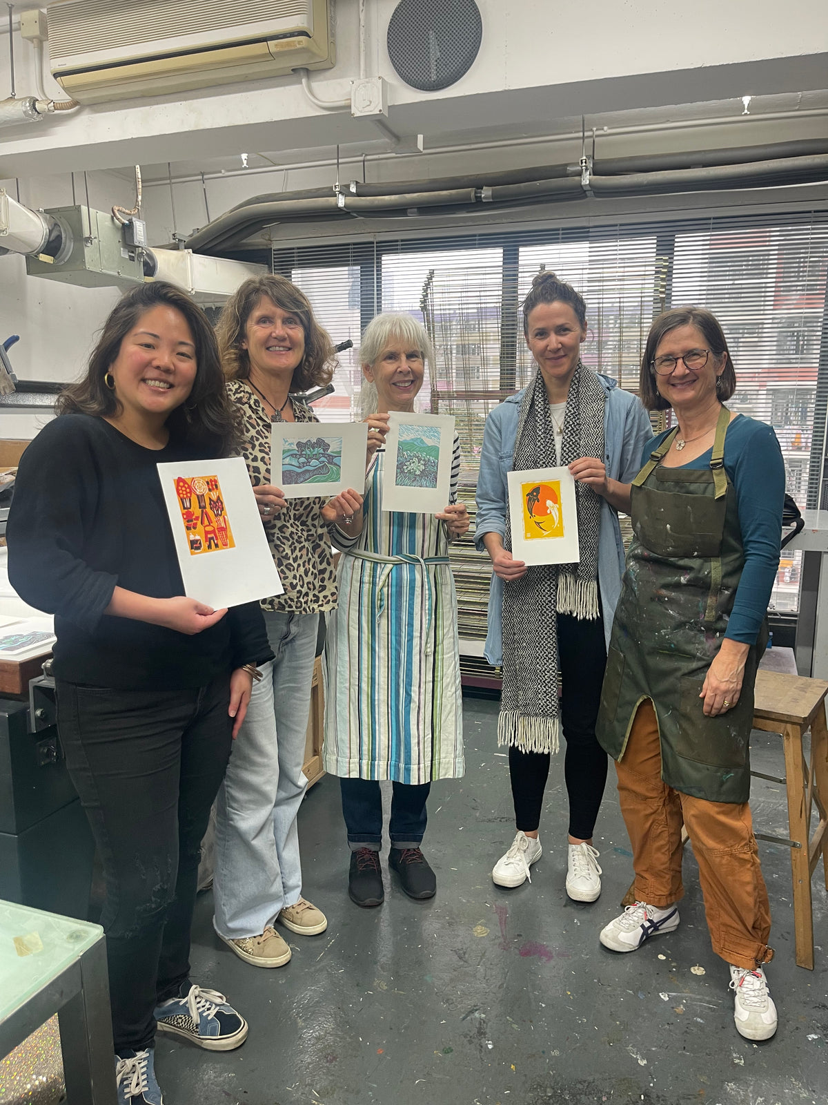 Beginners Reduction Linocut Taught by Lucy Parris March 11