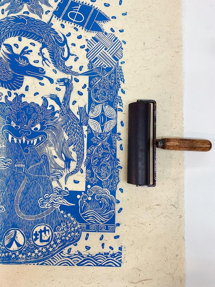 Beginner Woodcut Carving and Printing with Michelle Fung