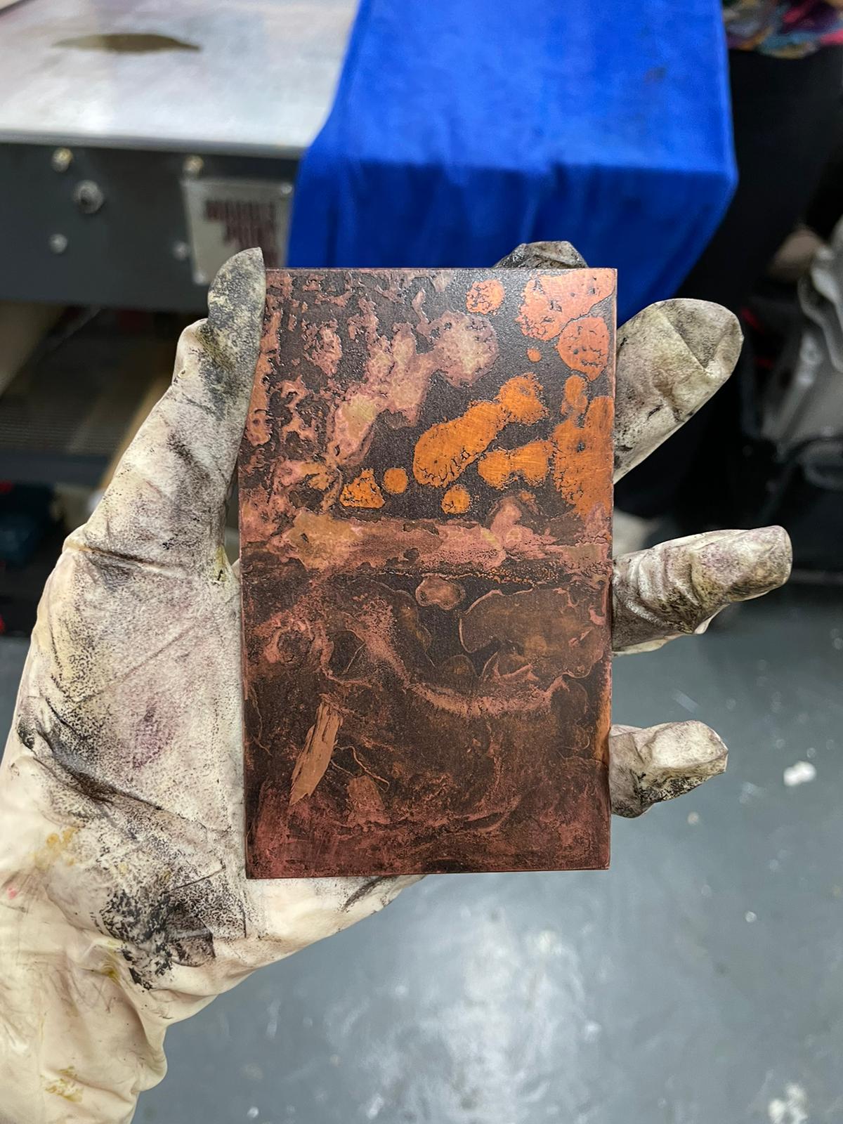 3 level repeating Copper Etching Masterclass Course with Erika Shiba